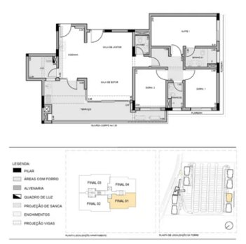 apartment em Avenida Marcos Penteado de Ulhôa Rodrigues, Tamboré - Barueri - SP