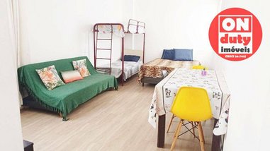 apartment em Rua Jorge Tibiriçá, Gonzaga - Santos - SP