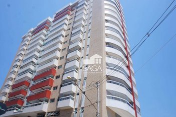 apartment em Rua Monteiro Lobato, Ocian - Praia Grande - SP