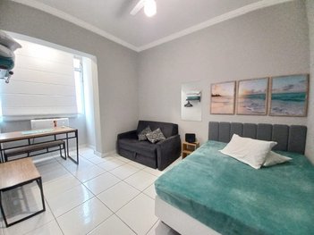 apartment em Rua Presidente Franklin Delano Roosevelt, Itararé - São Vicente - SP
