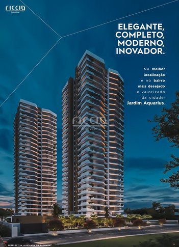 apartment em Rua Armando de Oliveira Cobra, Parque Residencial Aquarius - São José dos Campos - SP