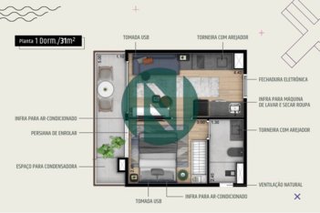 apartment em Rua Cunha Gago, Pinheiros - São Paulo - SP