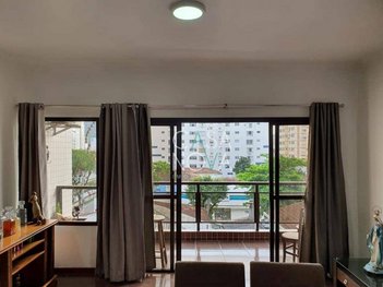 apartment em Avenida Senador Pinheiro Machado, Campo Grande - Santos - SP