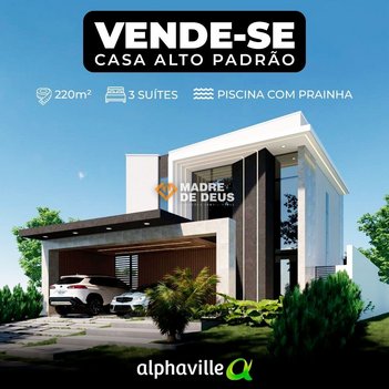 house em Avenida Atlântica, Cidade Alpha - Eusébio - CE
