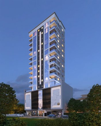 apartment em Rua 290, Meia Praia - Itapema - SC
