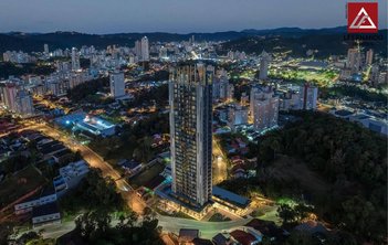 apartment em Rua Benjamin Constant, Vila Nova - Blumenau - SC