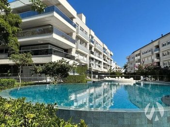 apartment em Das Piraunas, Jurerê Internacional - Florianópolis - SC