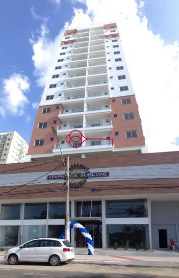 apartment em Avenida Saturnino Rangel Mauro, Praia de Itaparica - Vila Velha - ES