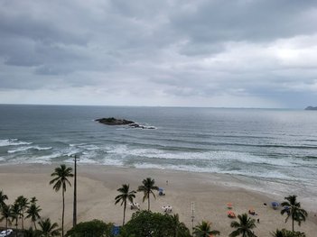 apartment em Avenida Marechal Deodoro da Fonseca, Pitangueiras - Guarujá - SP