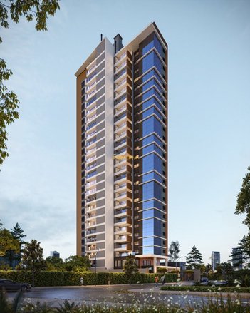 apartment em Rua Professor Pedro Viriato Parigot de Souza, Mossunguê - Curitiba - PR