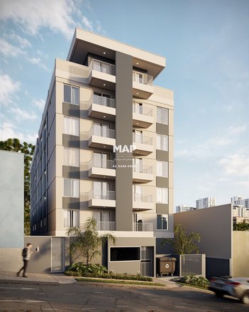 apartment em Rua Trajano Reis, São Francisco - Curitiba - PR