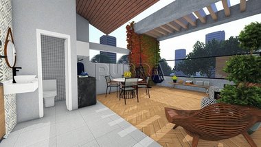 apartment em Rua Juruá, Vila Eldízia - Santo André - SP