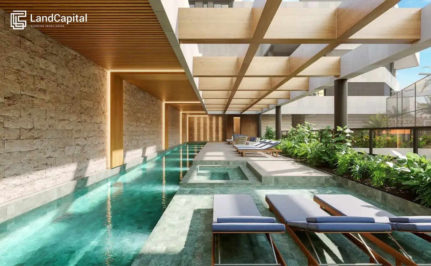 Piscina coberta com raia 25m (aquecida)