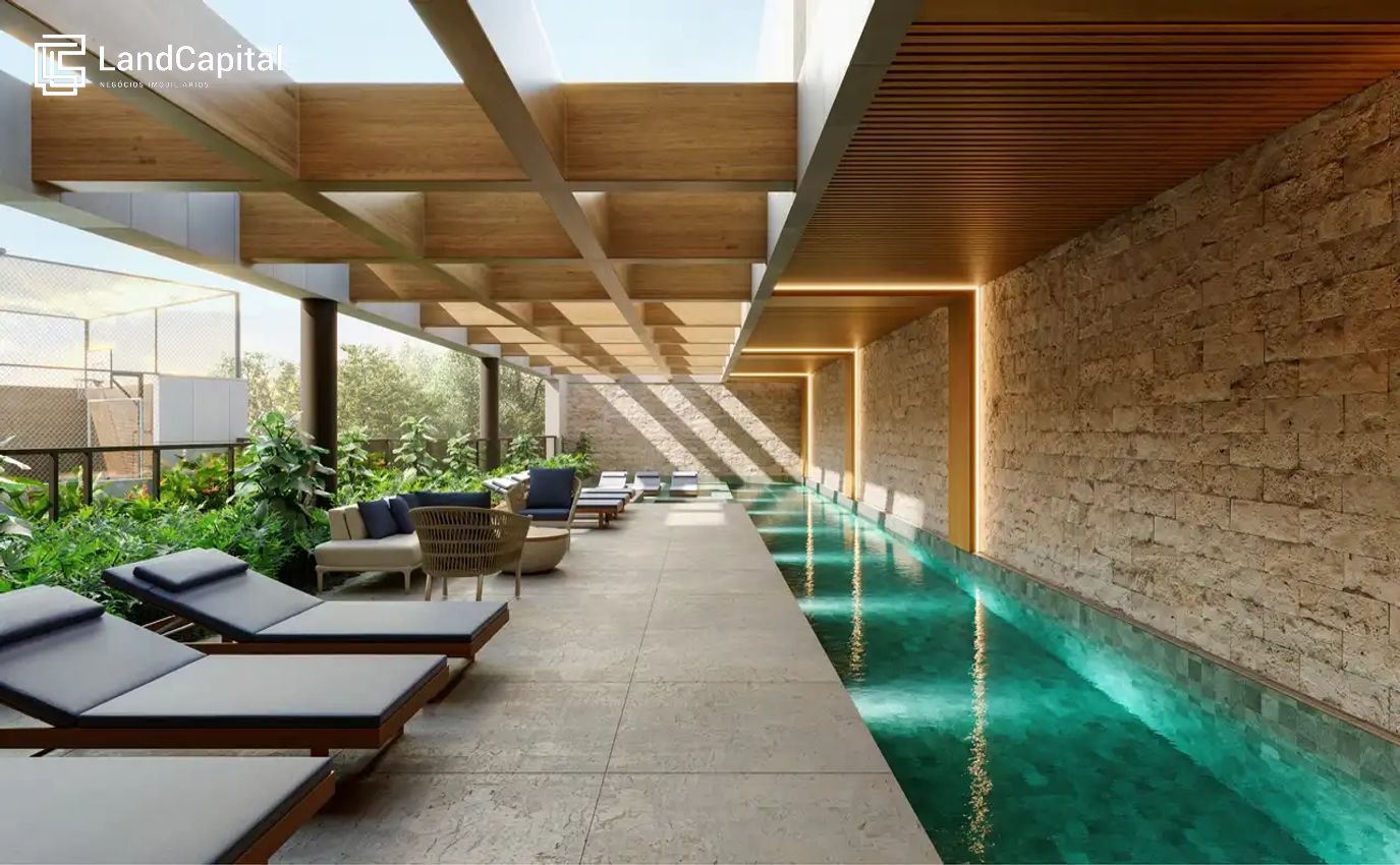 Piscina coberta com raia 25m (aquecida)