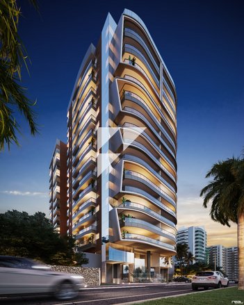 apartment em Avenida Beira Mar, Praia do Morro - Guarapari - ES