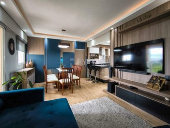 apartment em Boulevard La Fontaine, Jardim Residencial Francisco Cruãnes - Limeira - SP