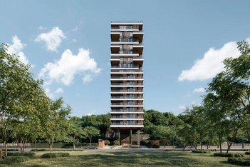 apartment em Rua Quinze de Novembro, América - Joinville - SC