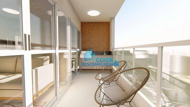 apartment em Rua 9 de Julho, Marapé - Santos - SP