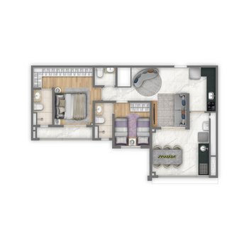 apartment em Rua Conceição Ales, Belenzinho - São Paulo - SP