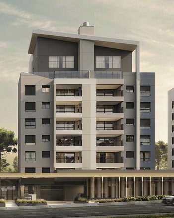 apartment em Rua Monsenhor Ivo Zanlorenzi, Mossunguê - Curitiba - PR