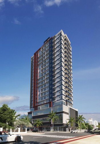 apartment em Rua 258, Meia Praia - Itapema - SC