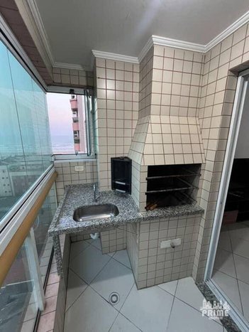 apartment em Rua Carlos José Borstens, Aviação - Praia Grande - SP