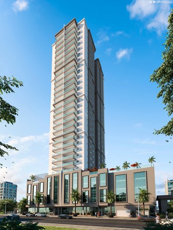 apartment em Rua 254, Meia Praia - Itapema - SC