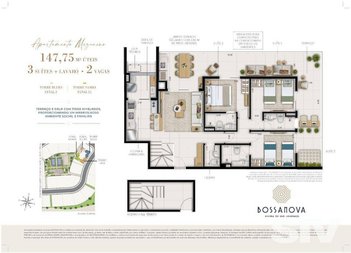 apartment em Passeio dos Jequitibas, Riviera - Bertioga - SP