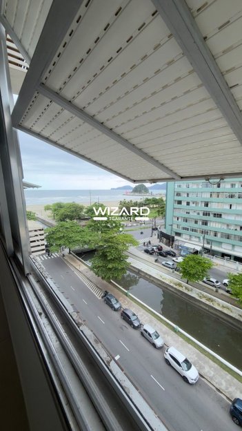 apartment em Avenida Senador Pinheiro Machado, Campo Grande - Santos - SP