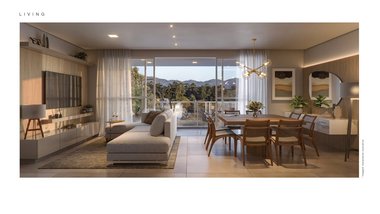 apartment em Estrada Haroldo Soares Glavan, Cacupé - Florianópolis - SC