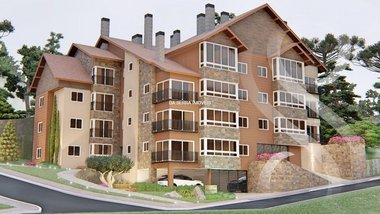 apartment em Rua Tristão de Oliveira, Floresta - Gramado - RS