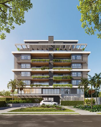 apartment em Rua Professor Arthur Loyola, Cabral - Curitiba - PR