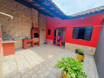 house em Rua Geysa Marcok, Itaguaí - Mongaguá - SP