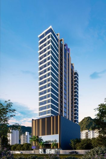 apartment em Rua 288, Meia Praia - Itapema - SC