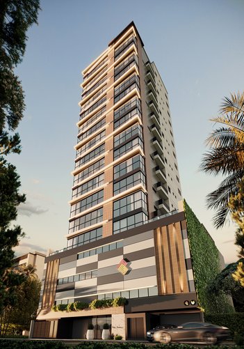 apartment em Rua 319, Meia Praia - Itapema - SC