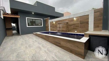 house em Rua Jacarei, Cibratel II - Itanhaém - SP