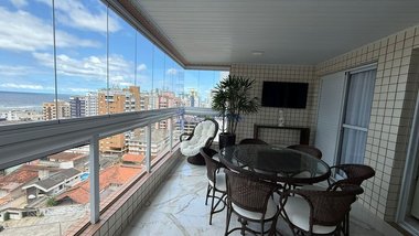 apartment em Rua Argentina, Guilhermina - Praia Grande - SP