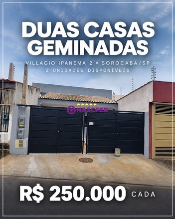 house em Rua Enoque dos Santos, Jardim Residencial Villagio Ipanema II - Sorocaba - SP