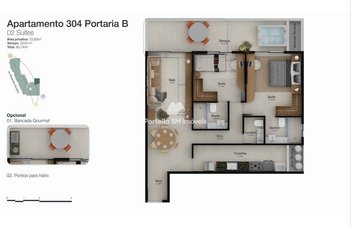 apartment em Avenida Monsenhor Ascaneo, Barra da Tijuca - Rio de Janeiro - RJ