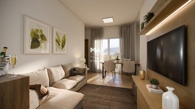apartment em Rua Manoel Valdomiro de Macedo, Cidade Industrial - Curitiba - PR