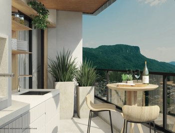 apartment em Atílio Pedro Pagani, Pagani - Palhoça - SC