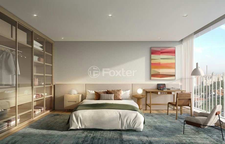 quarto-moderno-com-closet-e-vista-da-cidade