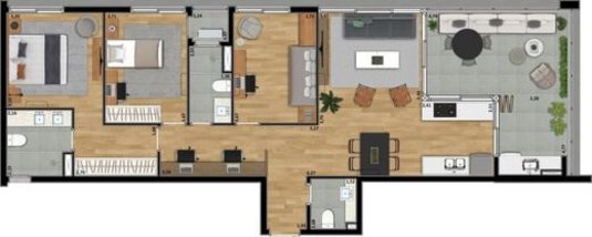 apartment em Rua Apinajés, Perdizes - São Paulo - SP