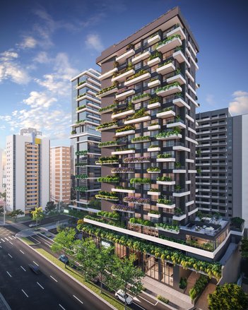 apartment em Rua Nicolau Maeder, Alto da Glória - Curitiba - PR