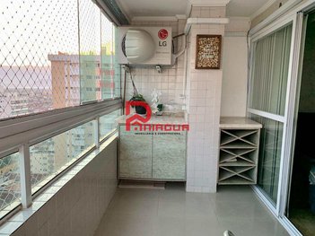apartment em Rua Monteiro Lobato, Ocian - Praia Grande - SP