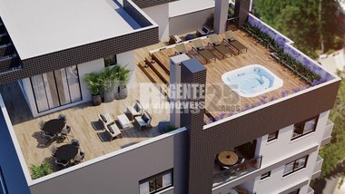 apartment em João de Deus Machado, Trindade - Florianópolis - SC