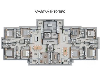 apartment em Rua Bruno Silva, Pioneiros - Balneário Camboriú - SC