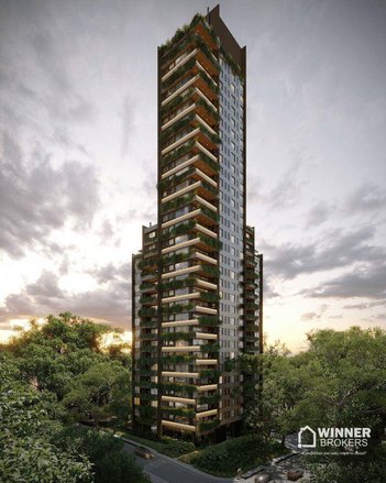 apartment em Rua Professor Pedro Viriato Parigot de Souza, Mossunguê - Curitiba - PR