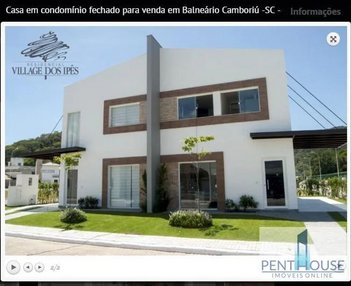 house em Avenida Hermógenes de Assis Feijó, Barra - Balneário Camboriú - SC