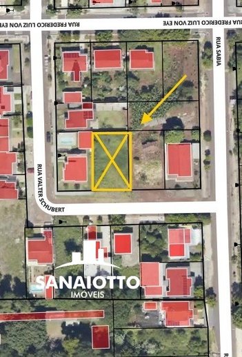 land_lot em Rua Valter Schubert, Glória - Santa Rosa - RS